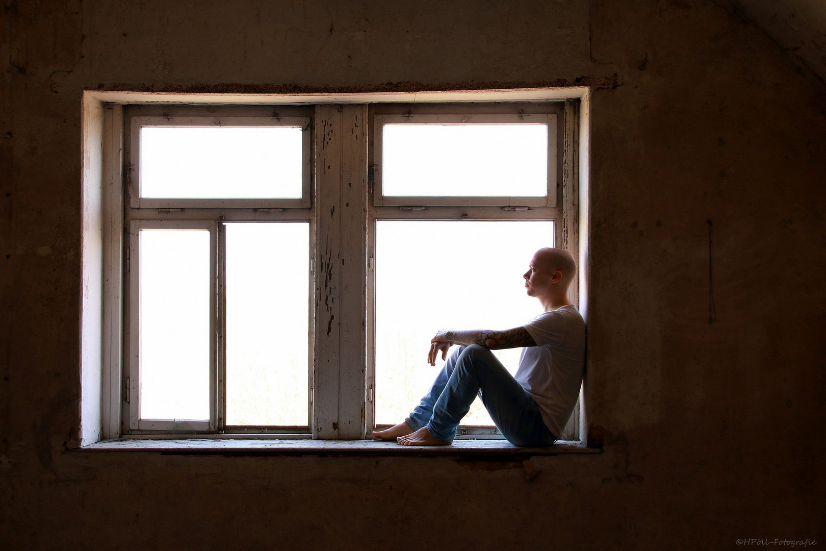Der Mann im Fenster Foto &amp; Bild erwachsene, lost places