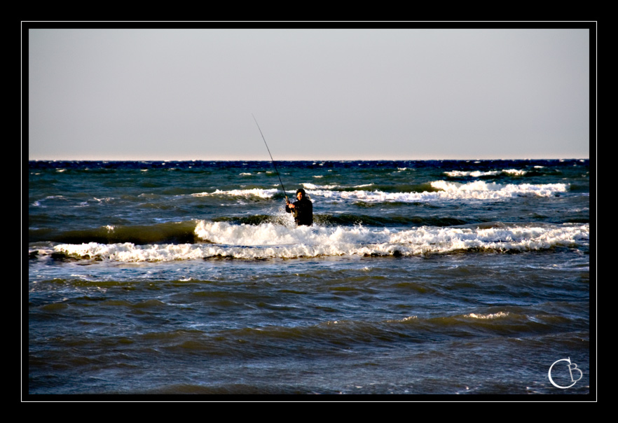 der Mann im Meer