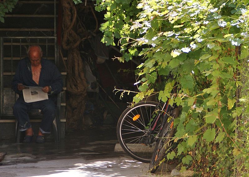 Der Mann mit der Zeitung