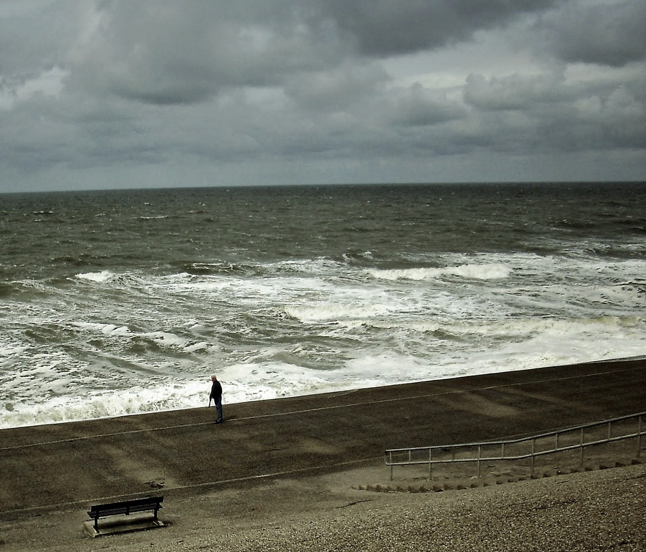 der Mann und das Meer ..... Mai 2007 in Holland