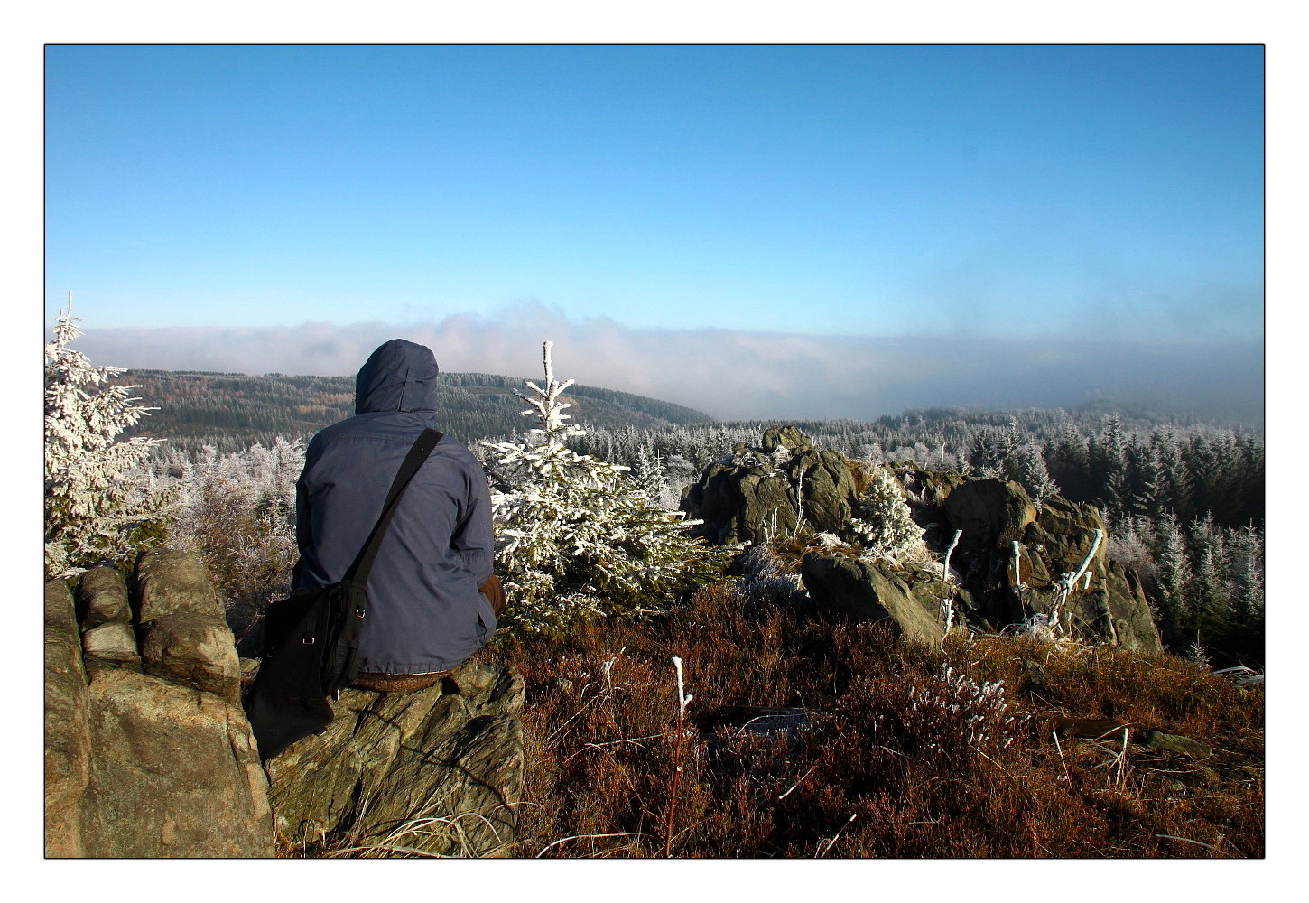 Der Mann und die Berge