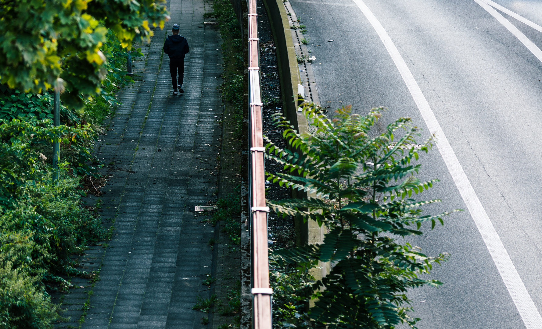 Der Mann und die Straße