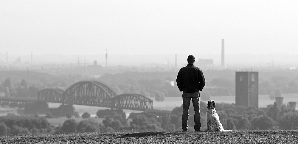 Der Mann und sein Hund