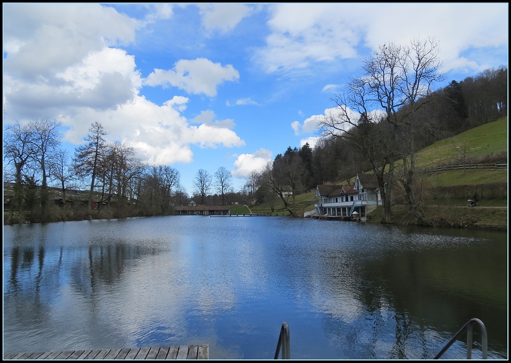 Der "Mannenweiher" ...