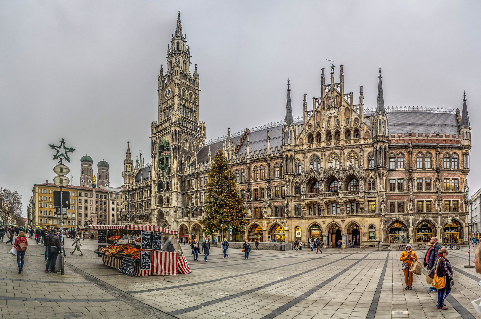 Der Marienplatz ohne Christkindlmarkt #2