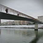 der Markatsteg über der Salzach