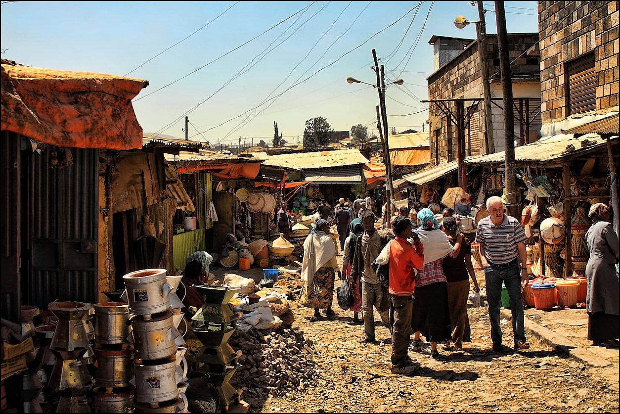 Der Markt in Adis Abeba