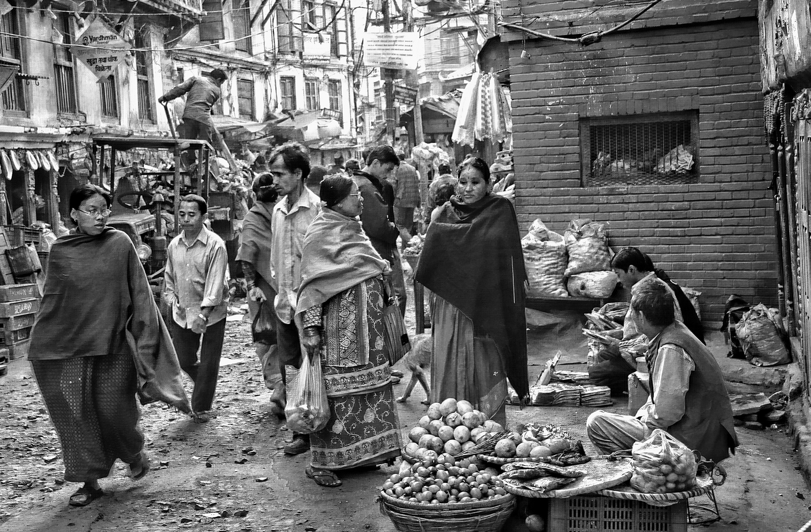 der Markt in Kathmandu 