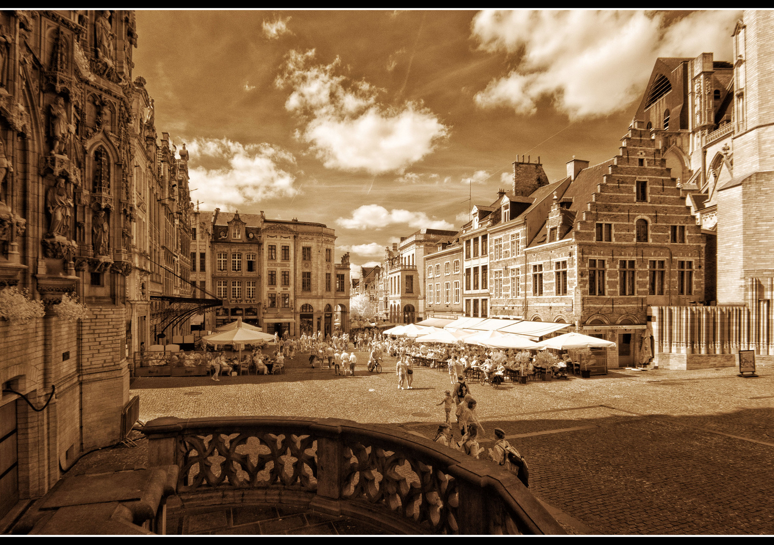 Der Markt in Leuven - Belgien