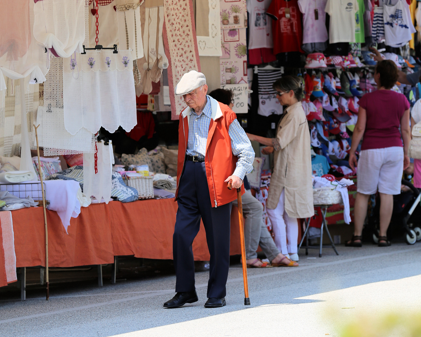 Der Markt in Pallanza..