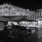 Der Markt ist zu Bett