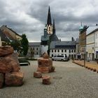 Der Markt zu Burgstädt in Sachsen, Bild 2