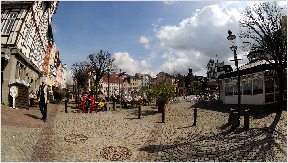 ... der Marktplatz ...