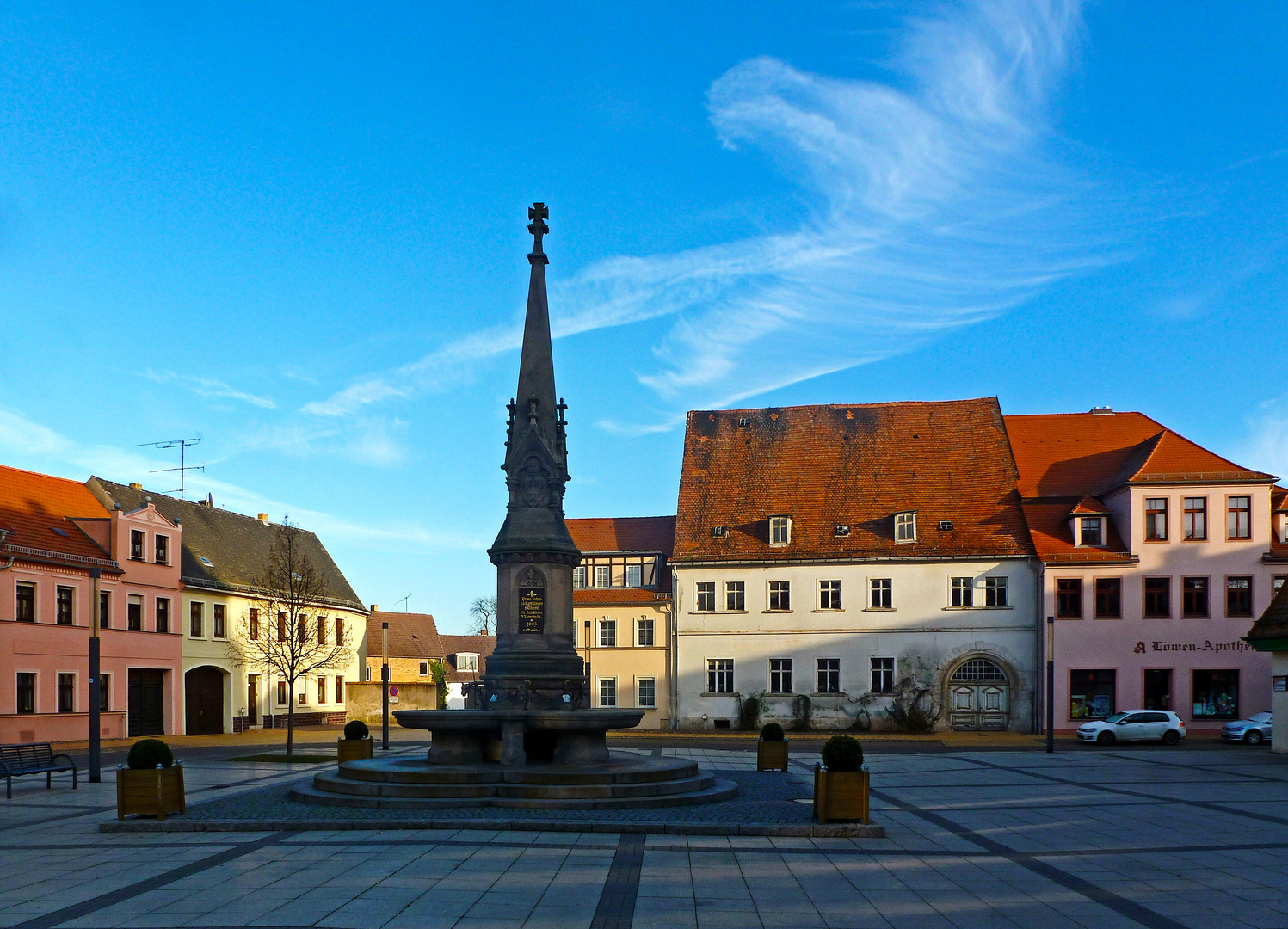 Der Marktplatz...