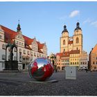 Der Marktplatz der Lutherstadt Wittenberg