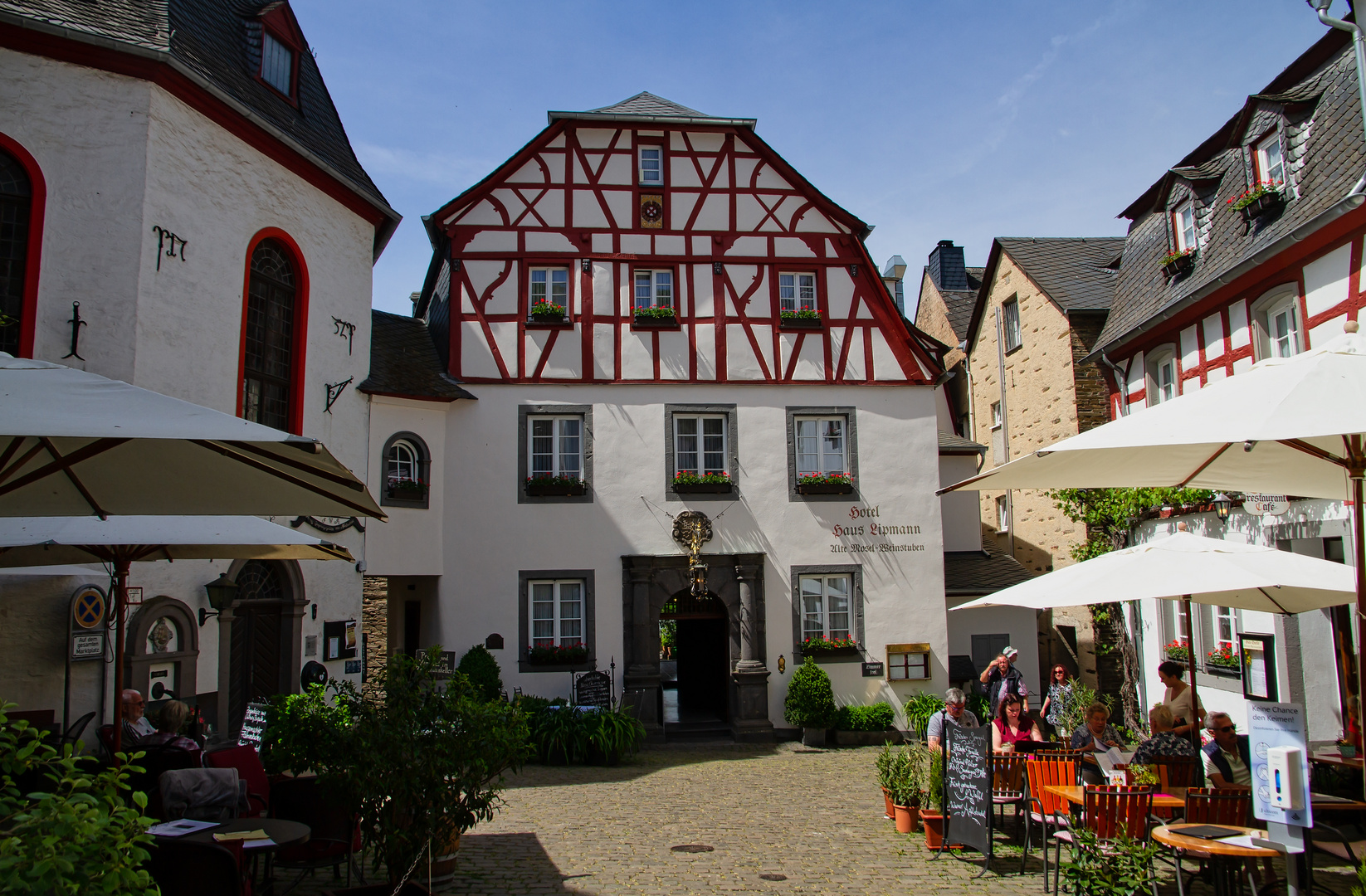 Der Marktplatz in Beilstein/Mosel