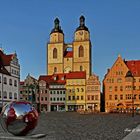 Der Marktplatz in der Lutherstadt Wittenberg