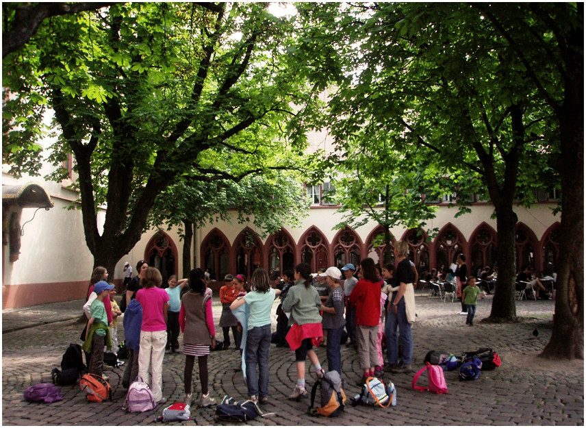 Der Marktplatz in Freiburg