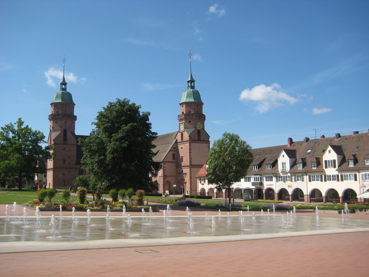 Der Marktplatz in Freudenstadt (Schwarzwald)