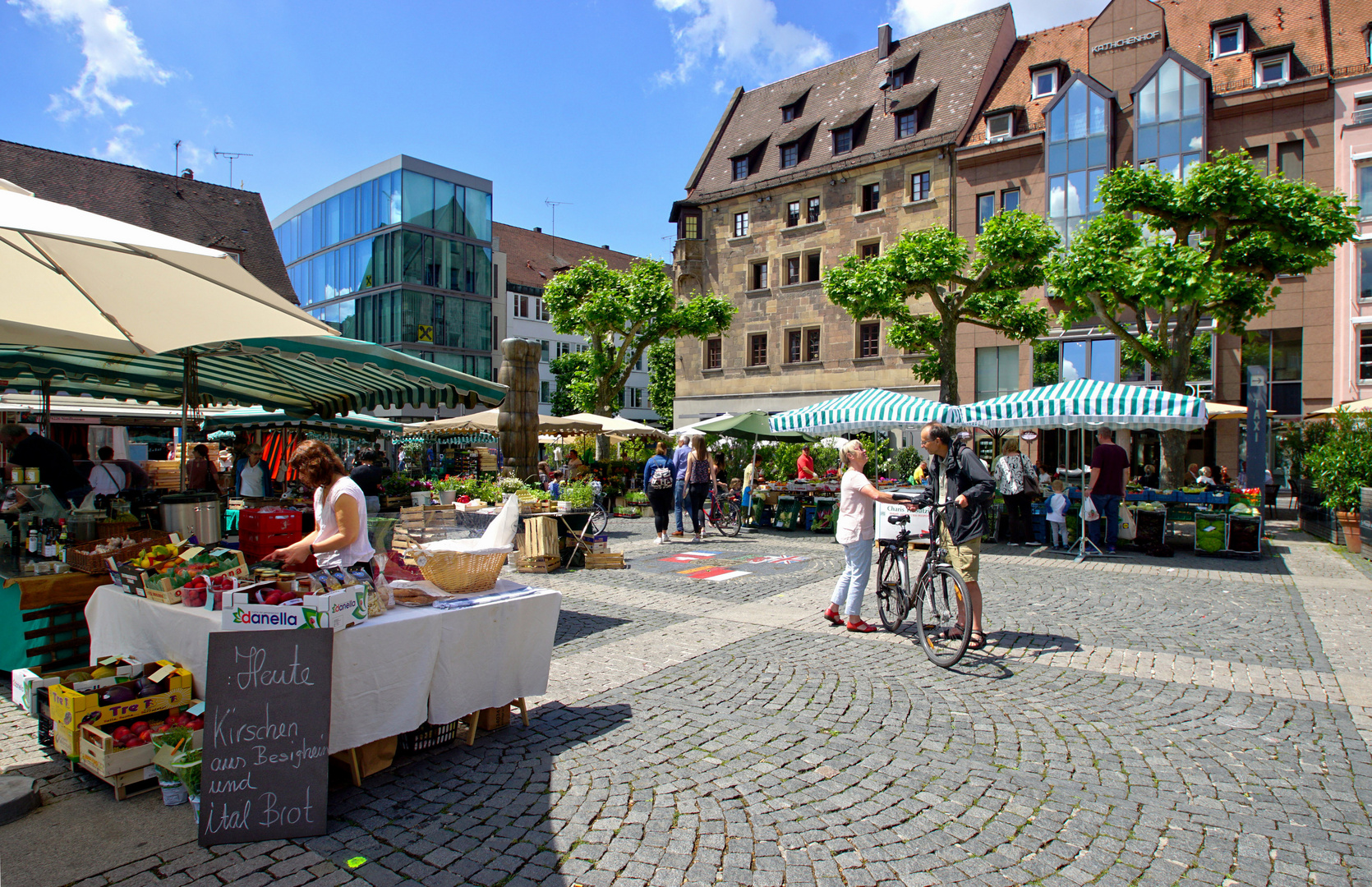 Der Marktplatz in Heilbronn.