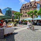 Der Marktplatz in Heilbronn.