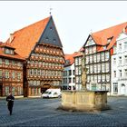 Der Marktplatz in Hildesheim