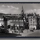 Der Marktplatz in Mayen um 1958