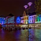 Der Marktplatz leuchtet ...