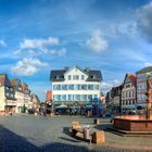 Der Marktplatz von Butzbach