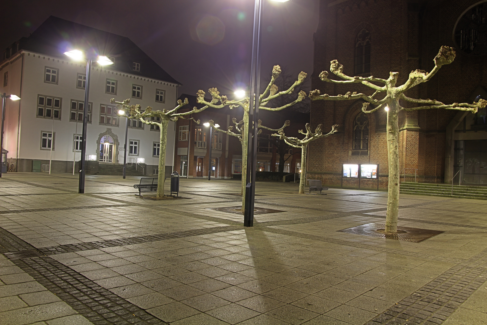 der Marktplatz von Grevenbroich