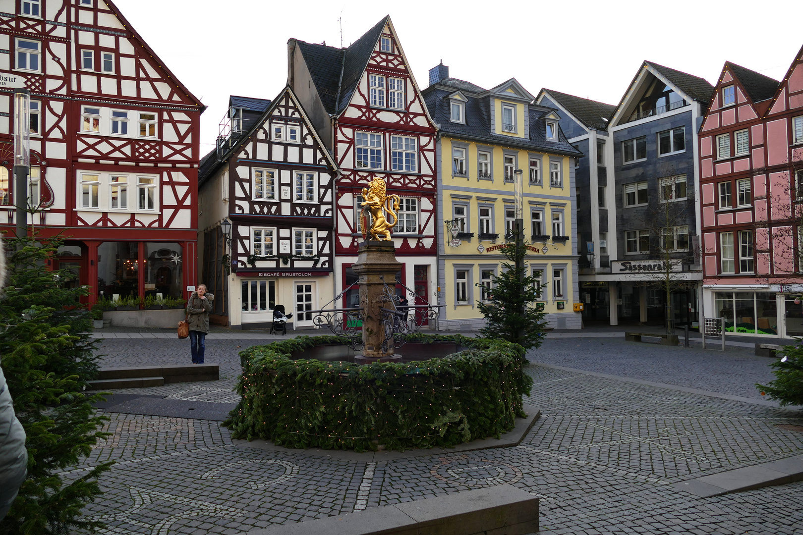 Der Marktplatz von Hachenburg