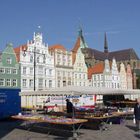 Der Marktplatz von Rostock