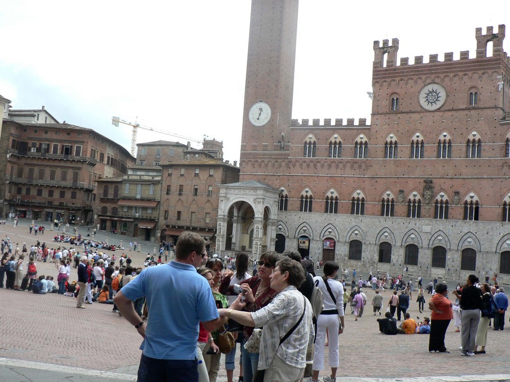 Der Marktplatz von Siena