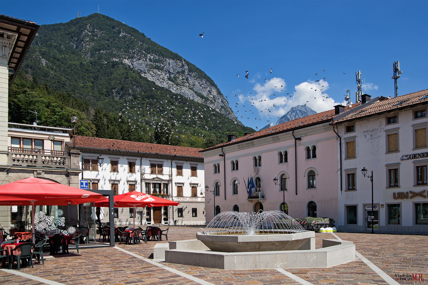 Der Marktplatz von Tolmezzo