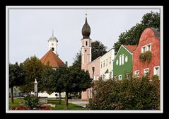 Der Marktplatz von Tüßling