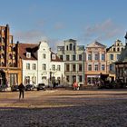 Der Marktplatz von Wismar...