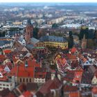 Der Marktplatz Weinheim von der Windeck aus fotografiert