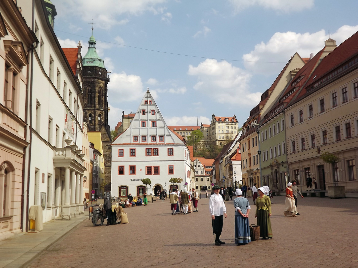 Der Marktplatz zu Pirna