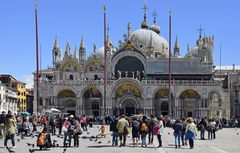 Der Markusplatz in Venedig