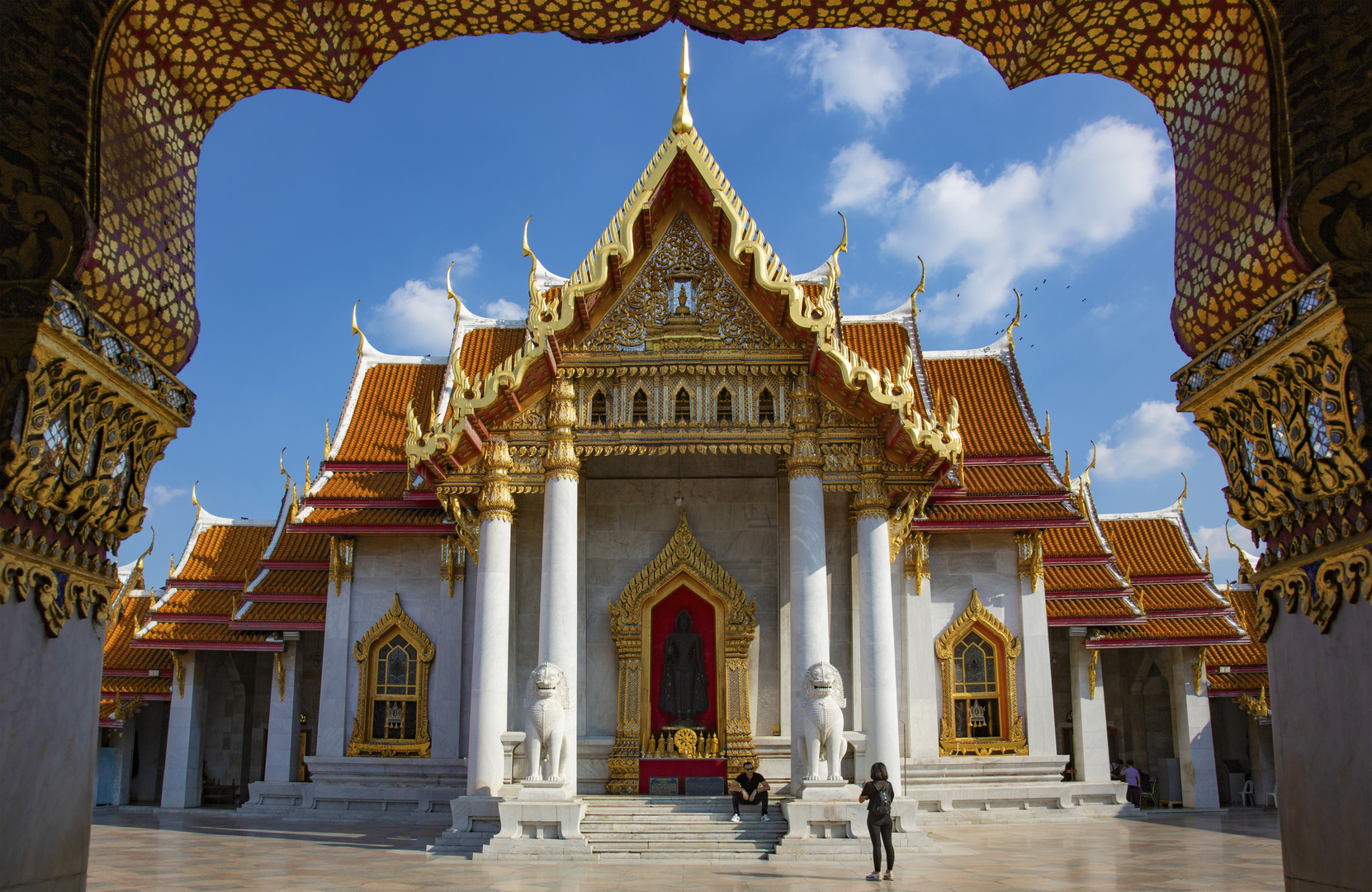 Der Marmortempel in Bangkok