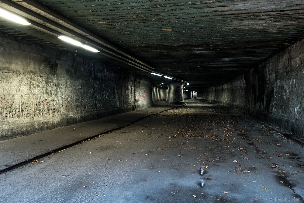 Der Matena-Tunnel in Duisburg