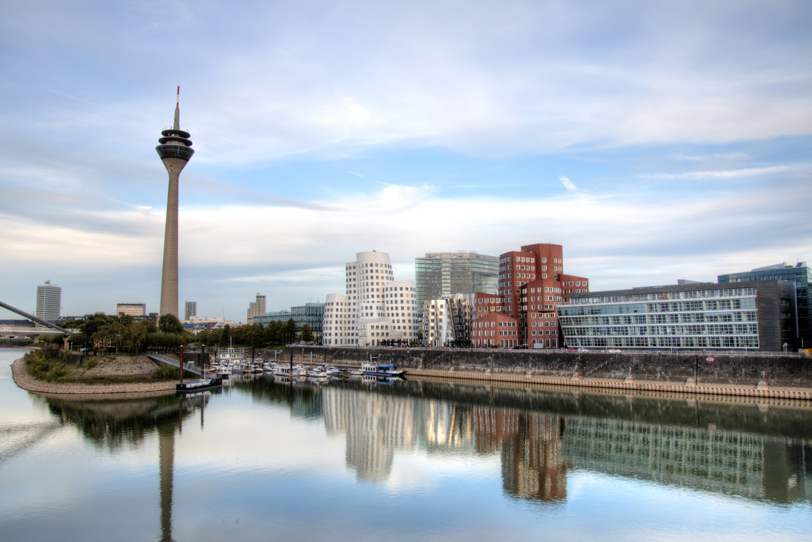 Der Medienhafen in Düsseldorf