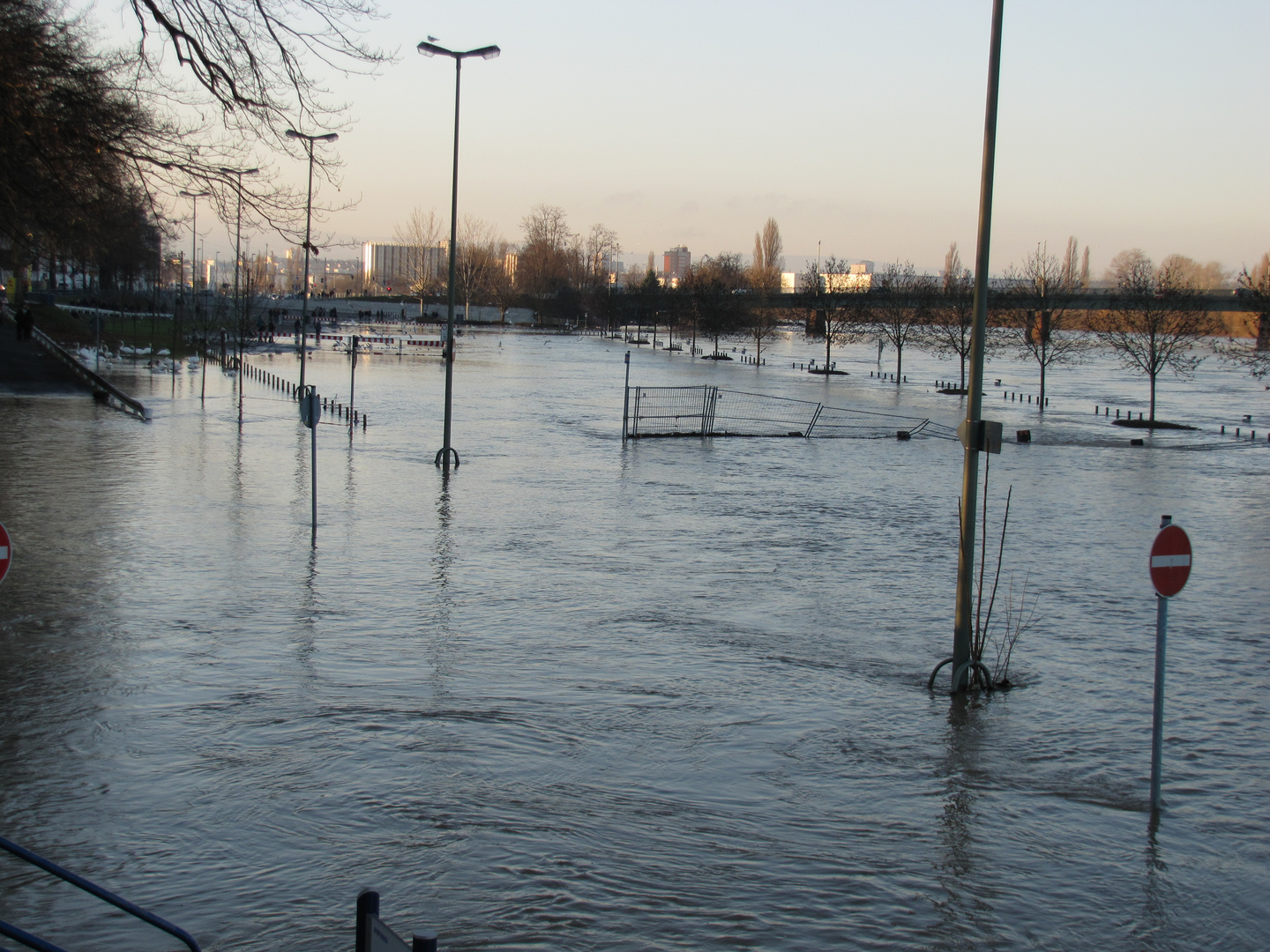 Der mein bei Hochwasser