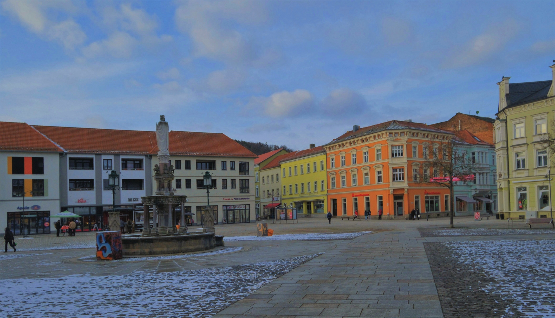 der Meininger Marktplatz