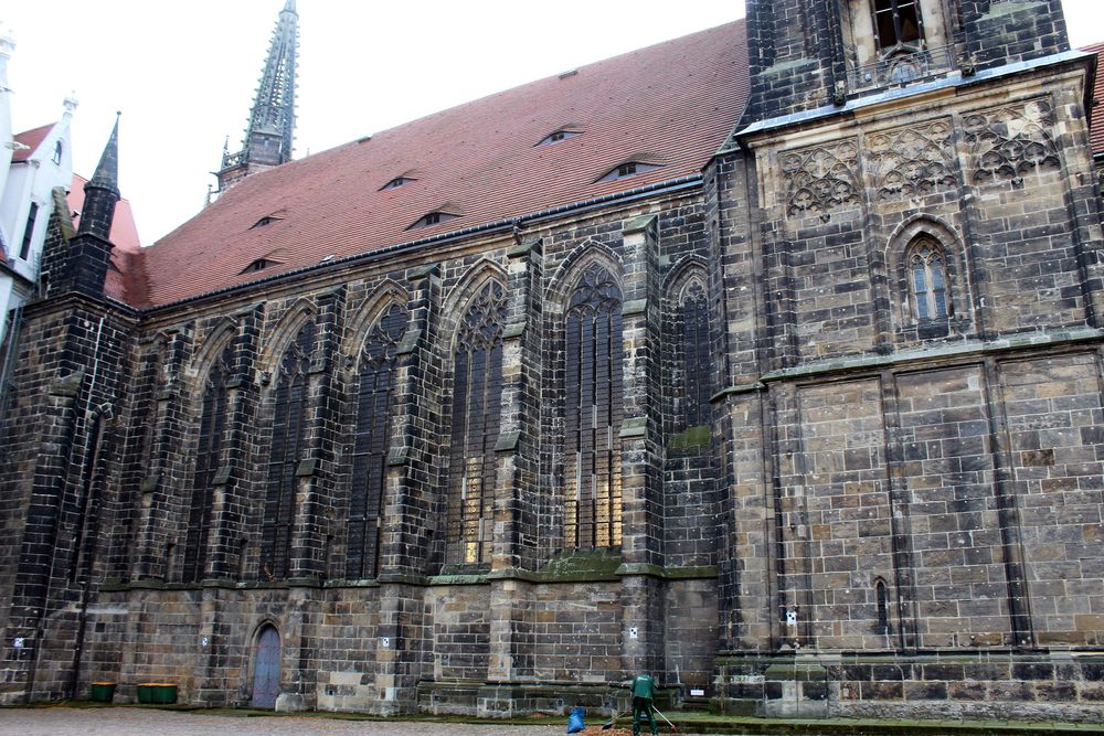 der Meissner DOM im Innenhot der Albrechtsburg