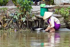 ...der Mekong als Spülküche...