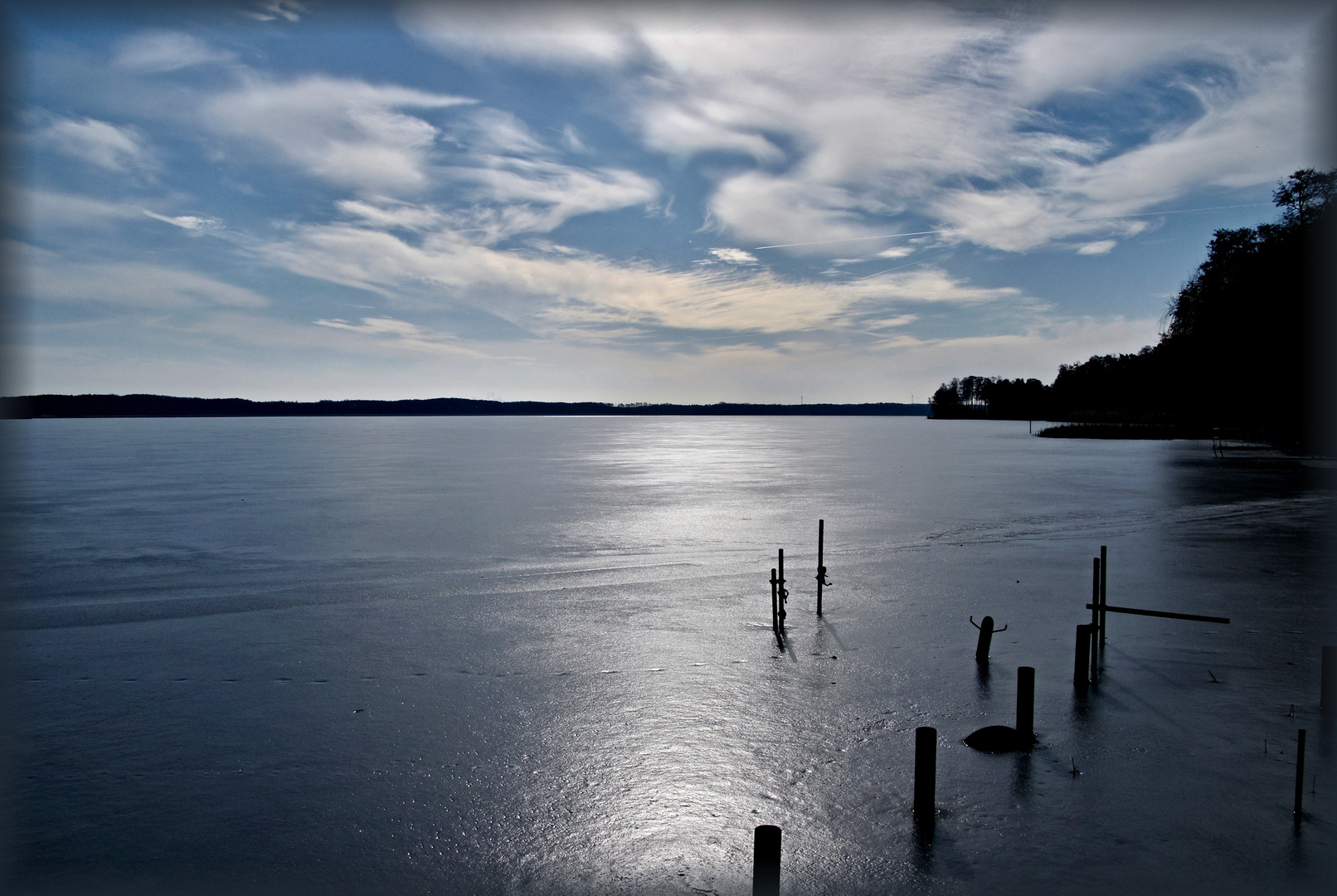 Der Mellensee im Winter