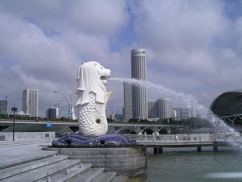 Der Merlion von Singapur