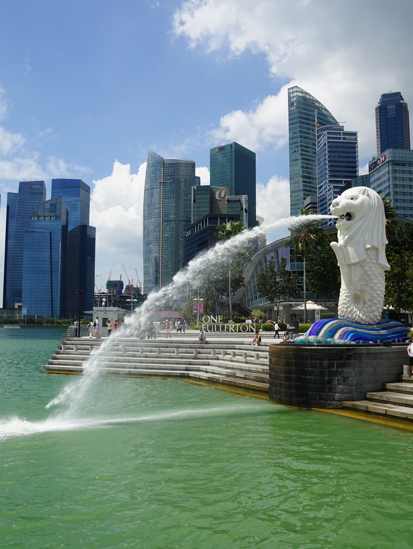 Der Merlion – Wahrzeichen von Singapur