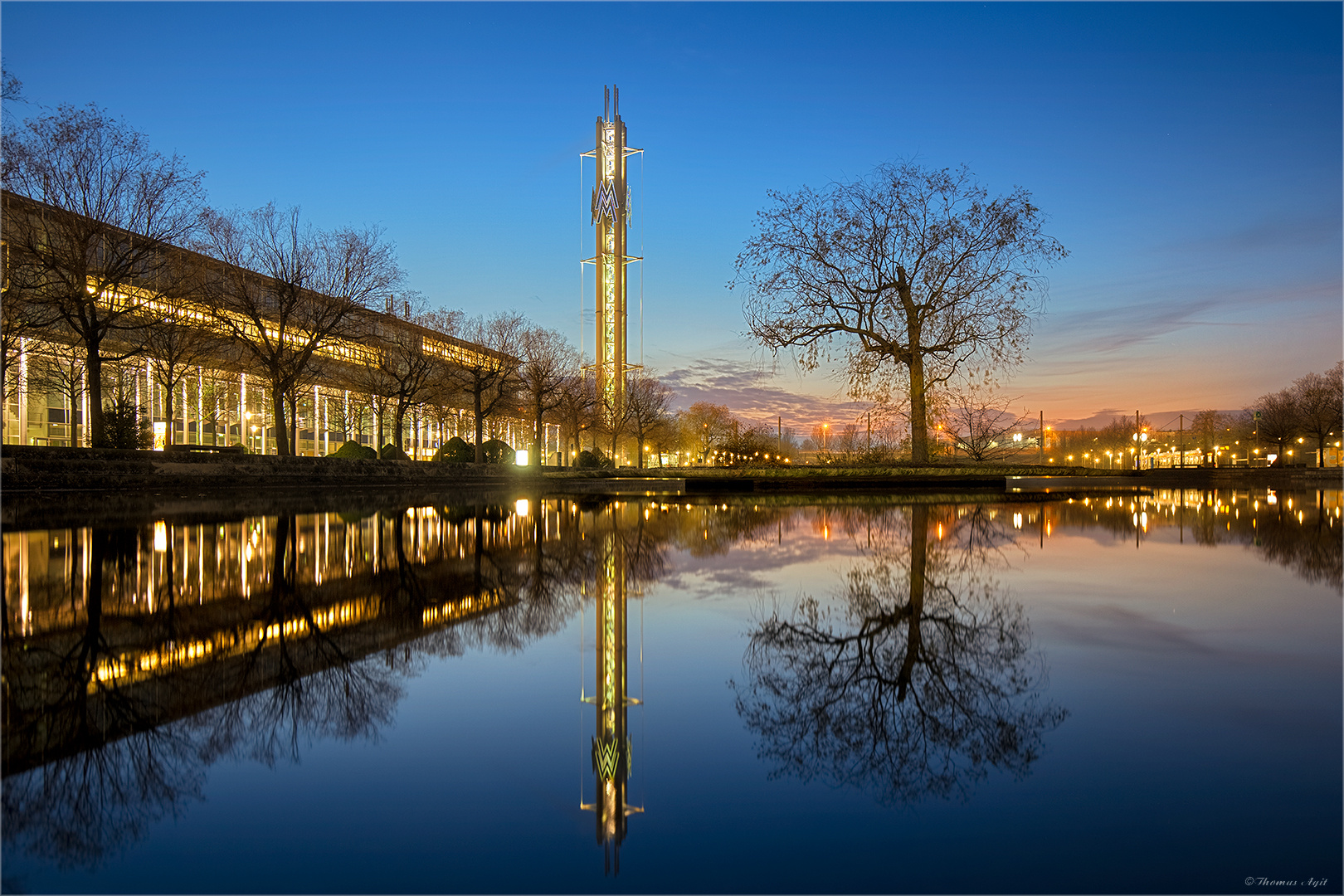 Der Messeturm Leipzig